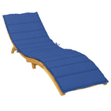 Vidaxl Lounger polštář 200x60x3 cm oxford tkanina královská modrá