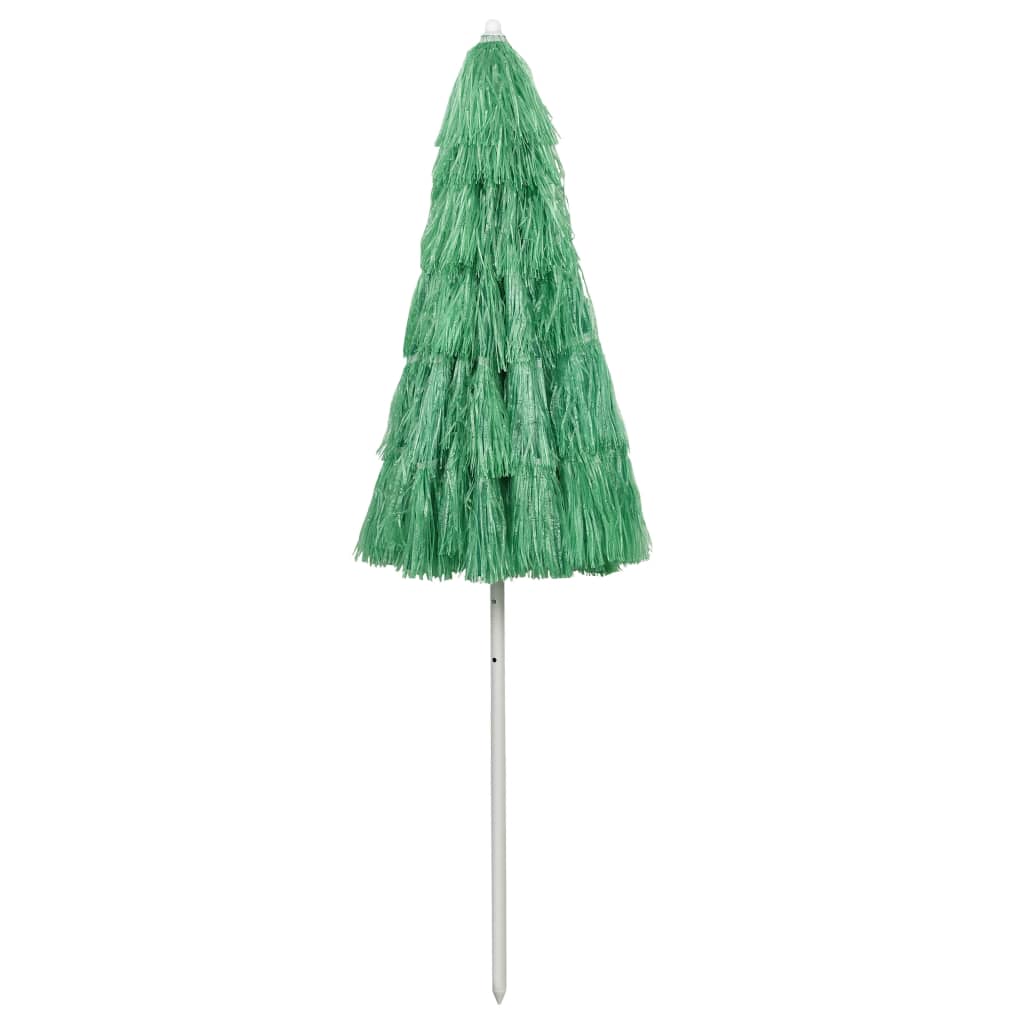 Vidaxl Strandparasol Hawaii 240 cm verde