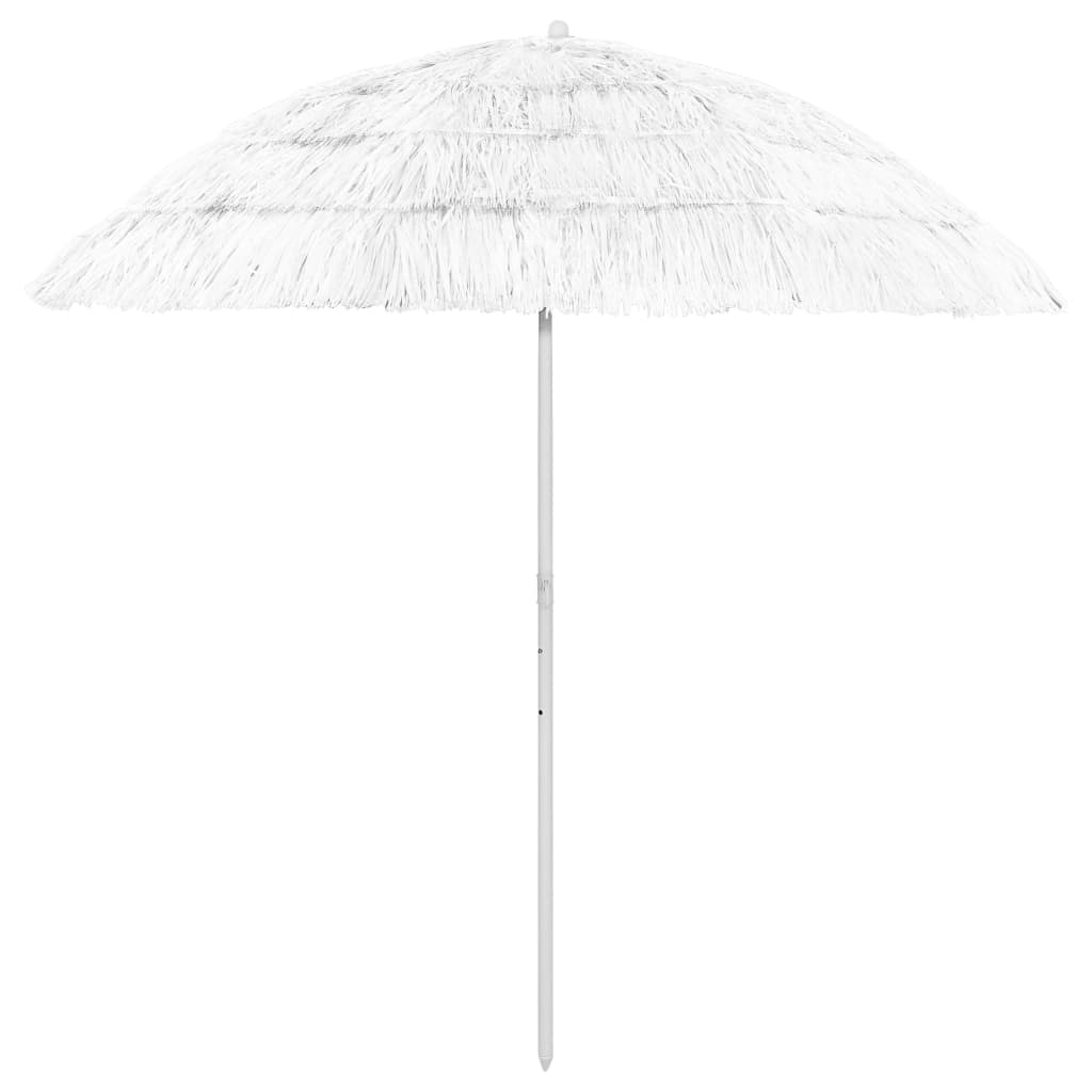 Vidaxl Strandparasol Hawaii 240 cm Weiß