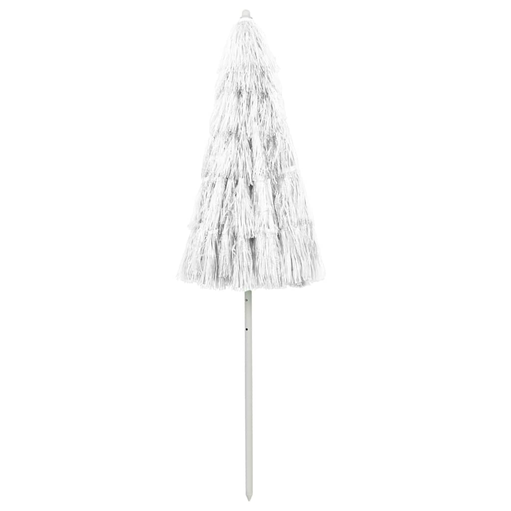 Vidaxl Strandparasol Hawaii 240 cm Weiß