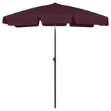 BIDAXL STRANDPARASOL 180x120 cm Bordeaux Red