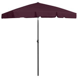 BIDAXL STRANDPARASOL 180x120 cm Bordeaux Red