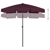 BIDAXL STRANDPARASOL 180x120 cm Bordeaux Red