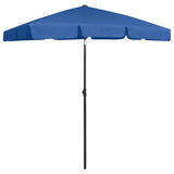 Vidaxl Strandparasol 180x120 cm Azure Blue