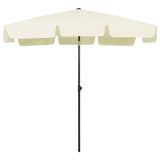 Vidaxl Strandparasol 200x125 cm amarillo arenoso