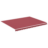 Vidaxl Ersatzstoff fir de Luifel 4.5x3.5 m Bordeaux rout