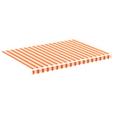 VidaXL Vervangingsdoek voor luifel 3,5x2,5 m geel en oranje