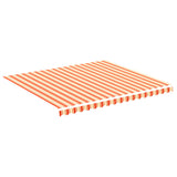 Tela de reemplazo de Vidaxl para Luifel 4x3.5 m amarillo y naranja