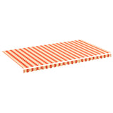 Tissu de remplacement de Vidaxl pour Luifel 6x3,5 m jaune et orange