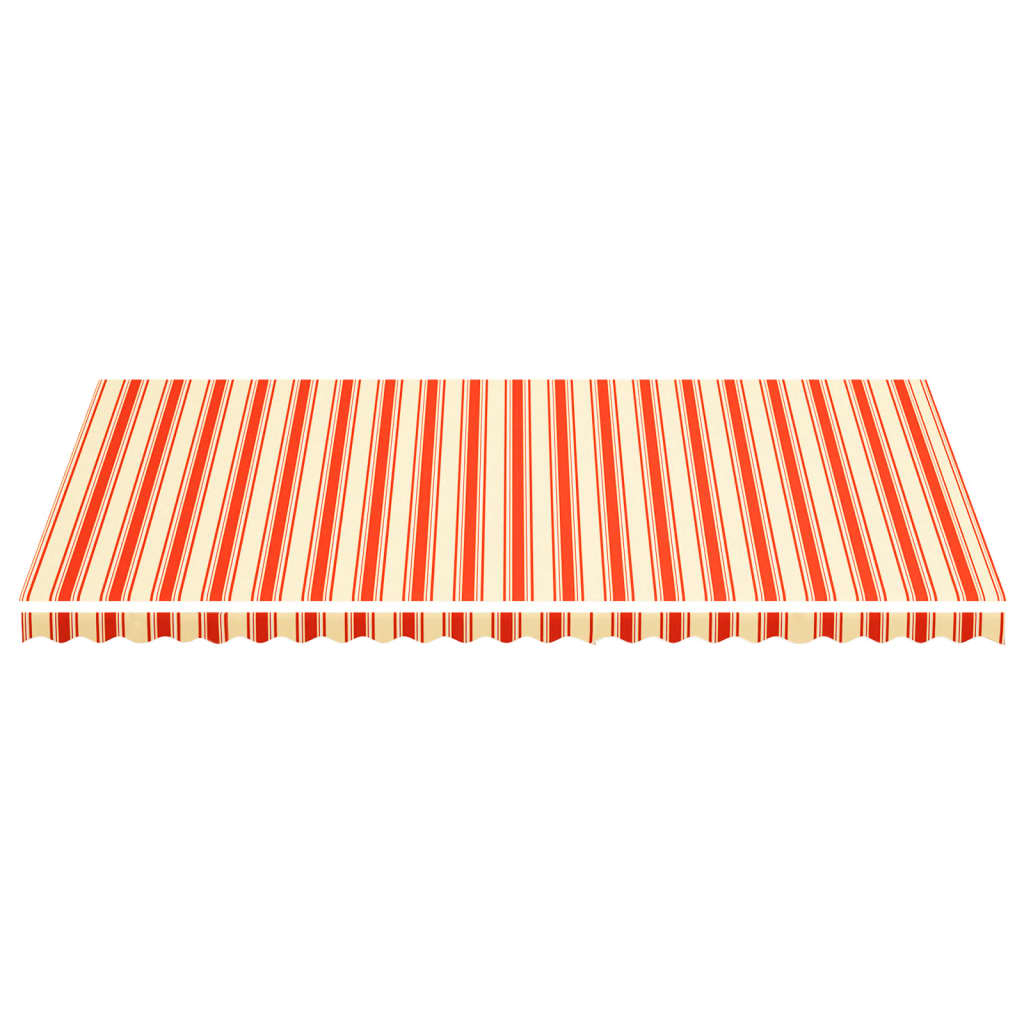 Tissu de remplacement de Vidaxl pour Luifel 6x3,5 m jaune et orange