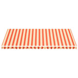 Tissu de remplacement de Vidaxl pour Luifel 6x3,5 m jaune et orange