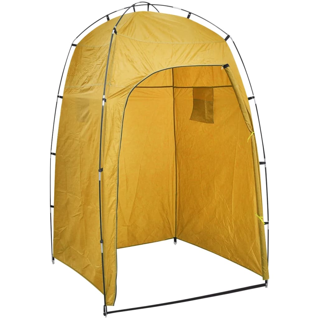 Vidaxl Shower-WC- Cambio de carpa amarilla