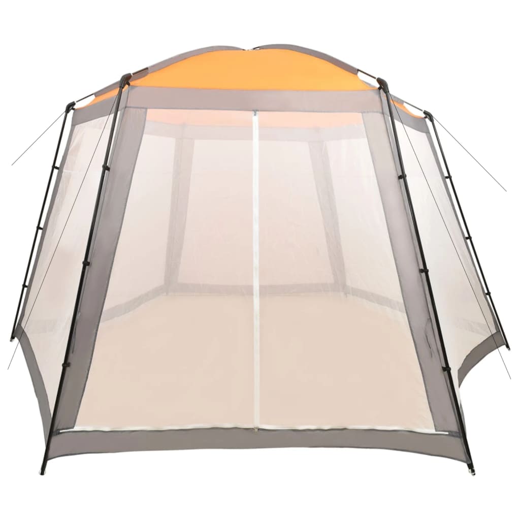 Tenda piscina Vidaxl 500x433x250 cm tessuto grigio