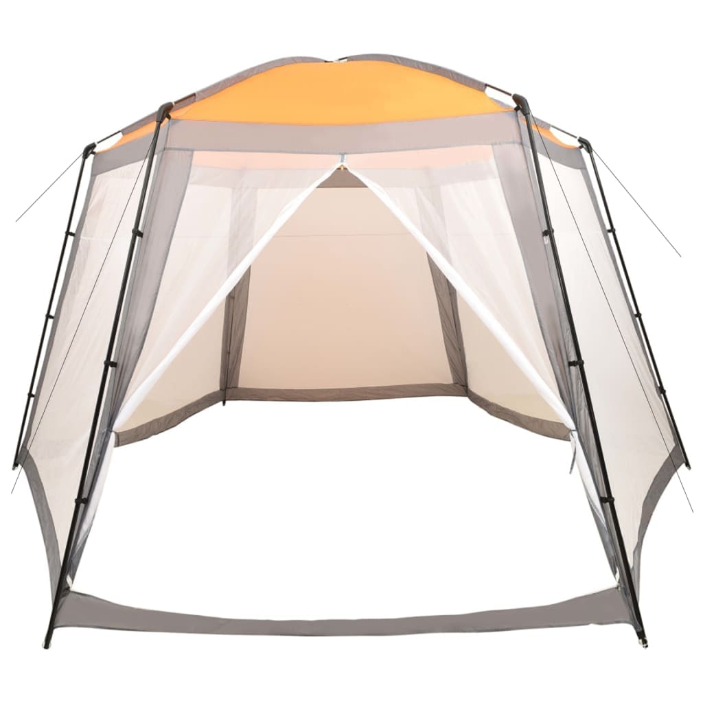 Tenda piscina Vidaxl 500x433x250 cm tessuto grigio