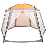 Tenda piscina Vidaxl 500x433x250 cm tessuto grigio