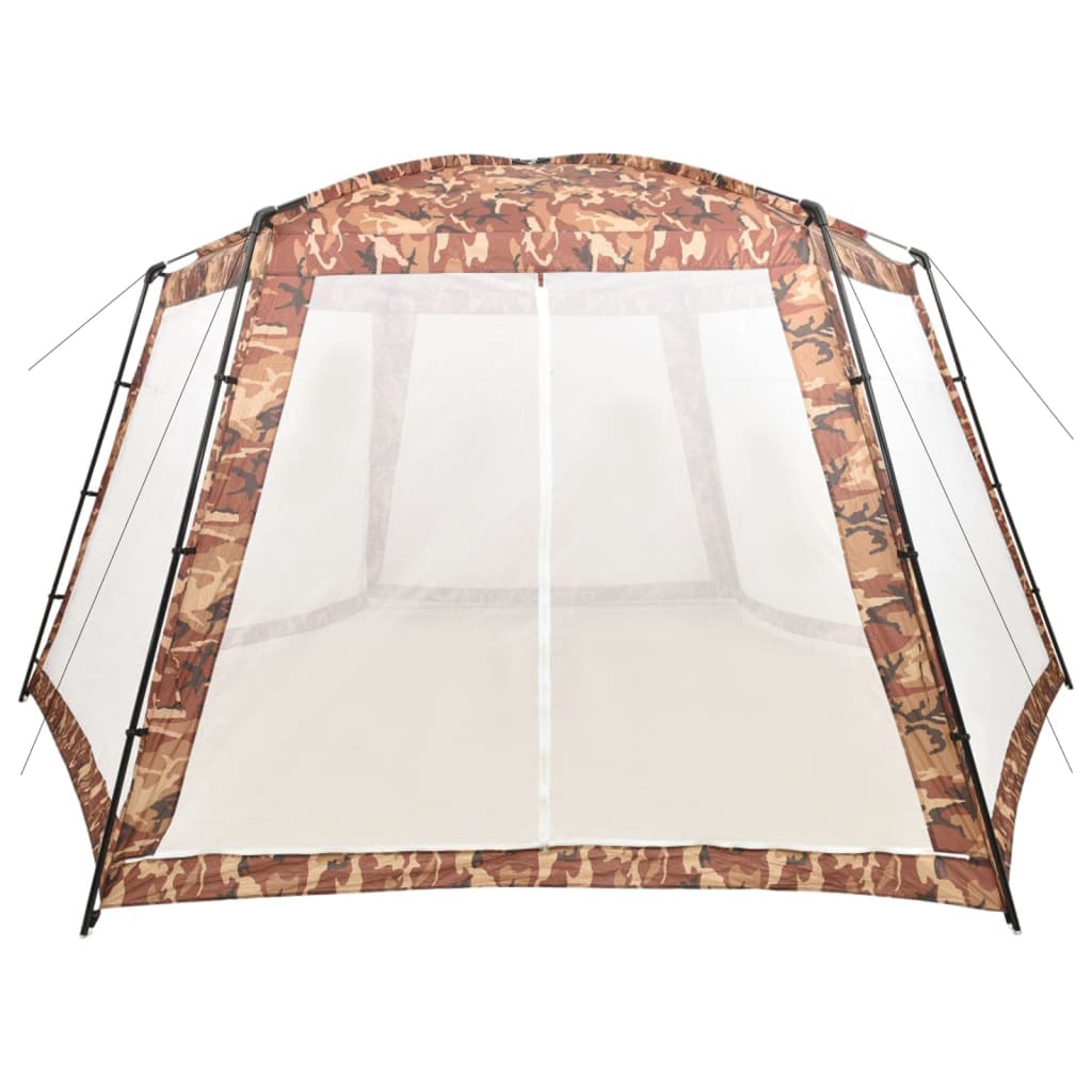 Tenda piscina Vidaxl 660x580x250 cm camuffamento in tessuto