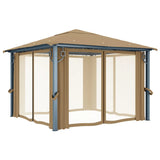 Vidaxl Arbor con tenda 300x300 cm in alluminio