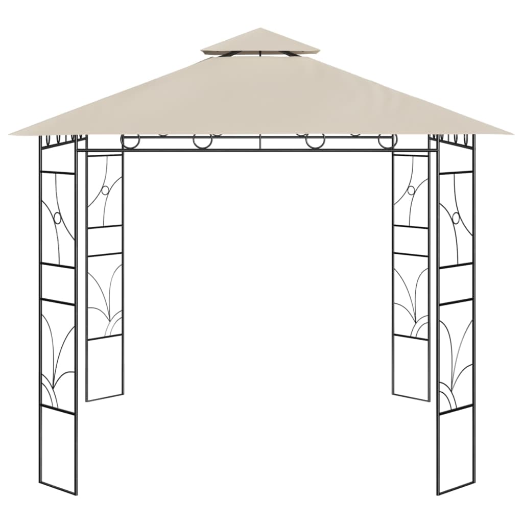 Vidaxl Arbor 160 g m² 3x3x2.7 m crema