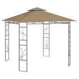 Vidaxl Arbor 160 g m² 3x3x2.7 m taupe