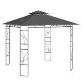 Vidaxl arbor 160 g m² 3x3x2.7 m antracita