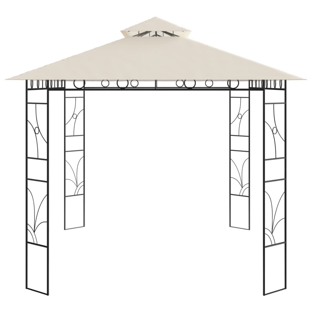 Vidaxl Arbor 160 g m² 4x3x2,7 m kräm -färgad