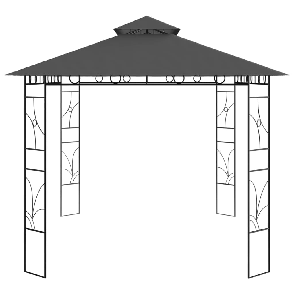 Vidaxl Arbor 160 g m² 4x3x2.7 m antracita