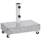 Vidaxl Parasol Foot 45x25x8 cm Granito gris claro