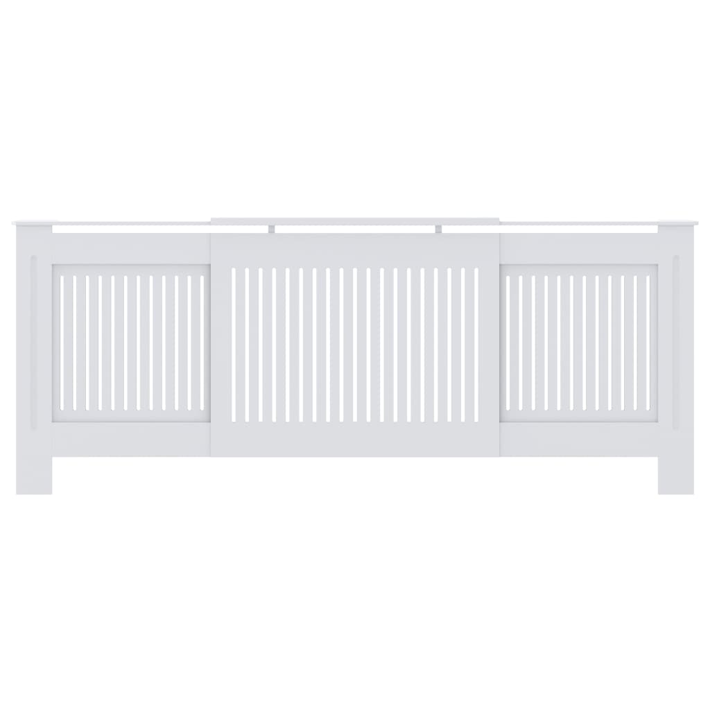 Vidaxl Radiatorom Construction 205 cm MDF bianco