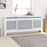 Vidaxl Radiatorom Construction 205 cm MDF bianco