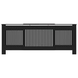 Vidaxl Radiatorom Construction 205 cm MDF nero