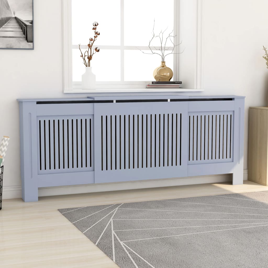 Vidaxl Radiatorom Construction 205 cm Mdf Grey