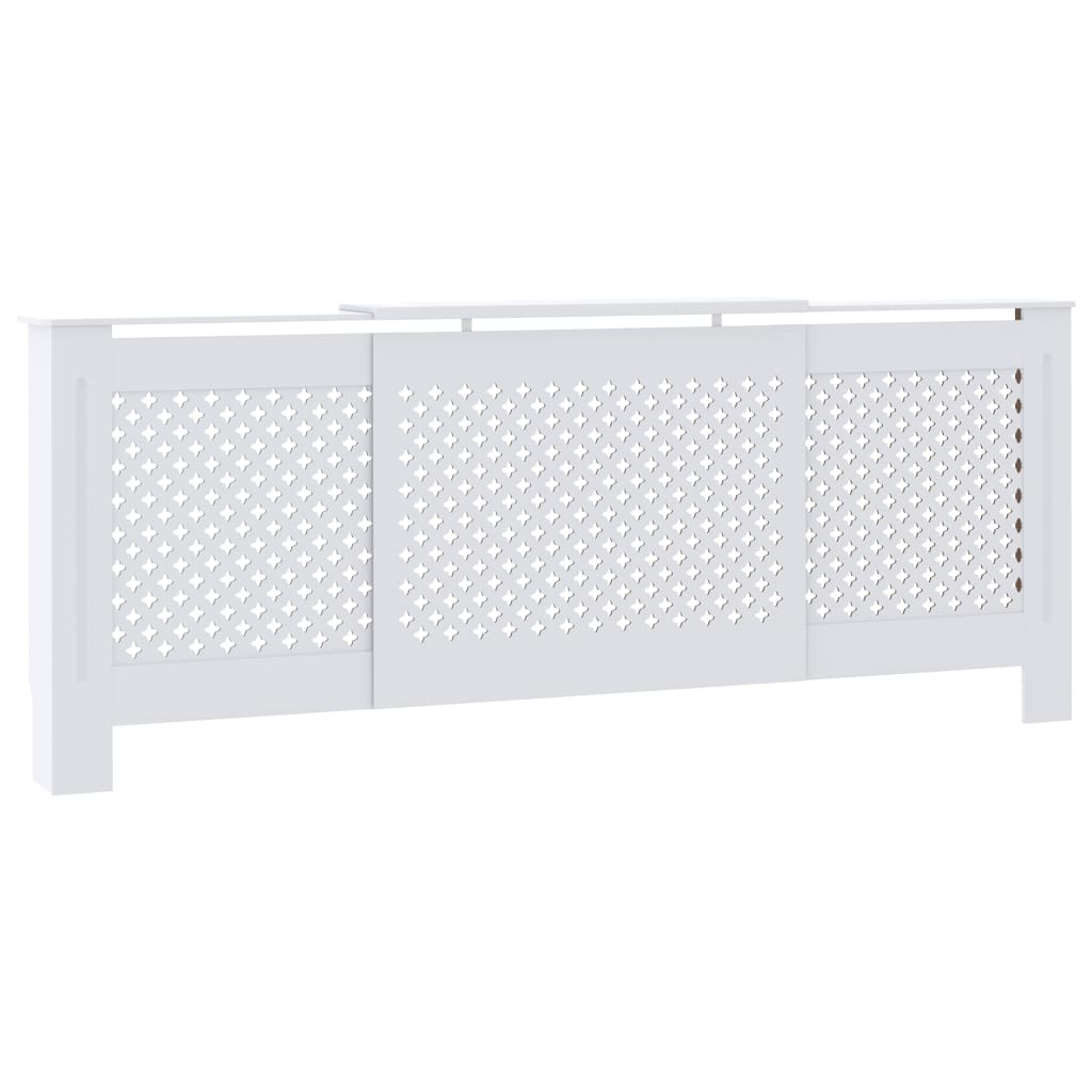 Vidaxl Radiatorom Construction 205 cm MDF bianco