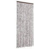 Vidaxl Fly Curtain 56x200 cm Chenille Brown e Beige