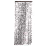 Vidaxl Fly Curtain 56x200 cm Chenille Brown e Beige