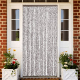 Vidaxl Fly Curtain 118x220 cm Chenille Brown e Beige