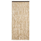 VidaXL Vliegengordijn 90x200 cm chenille beige