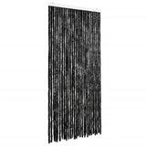 Vidaxl Fly Curtain 118x220 cm CHENILLE Anthracite