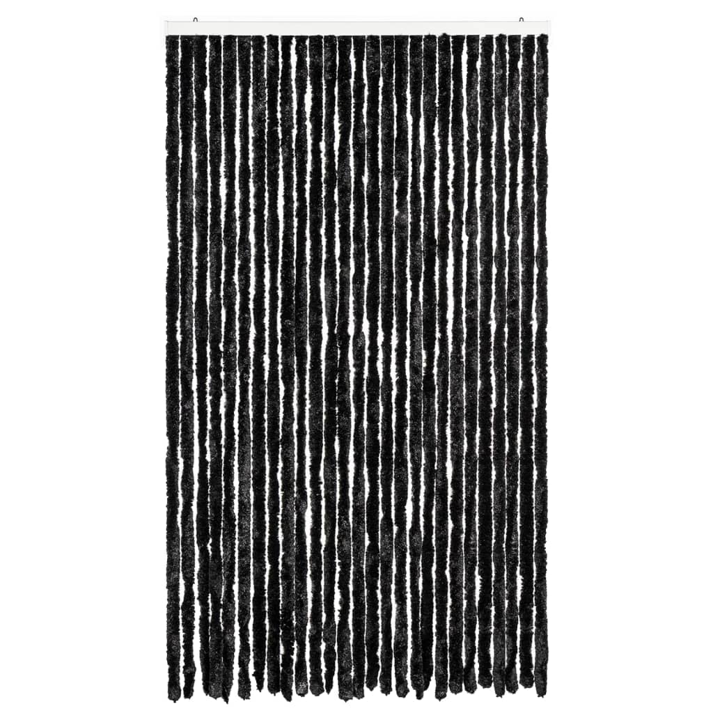 Vidaxl Fly Curtain 118x220 cm CHENILLE Anthracite