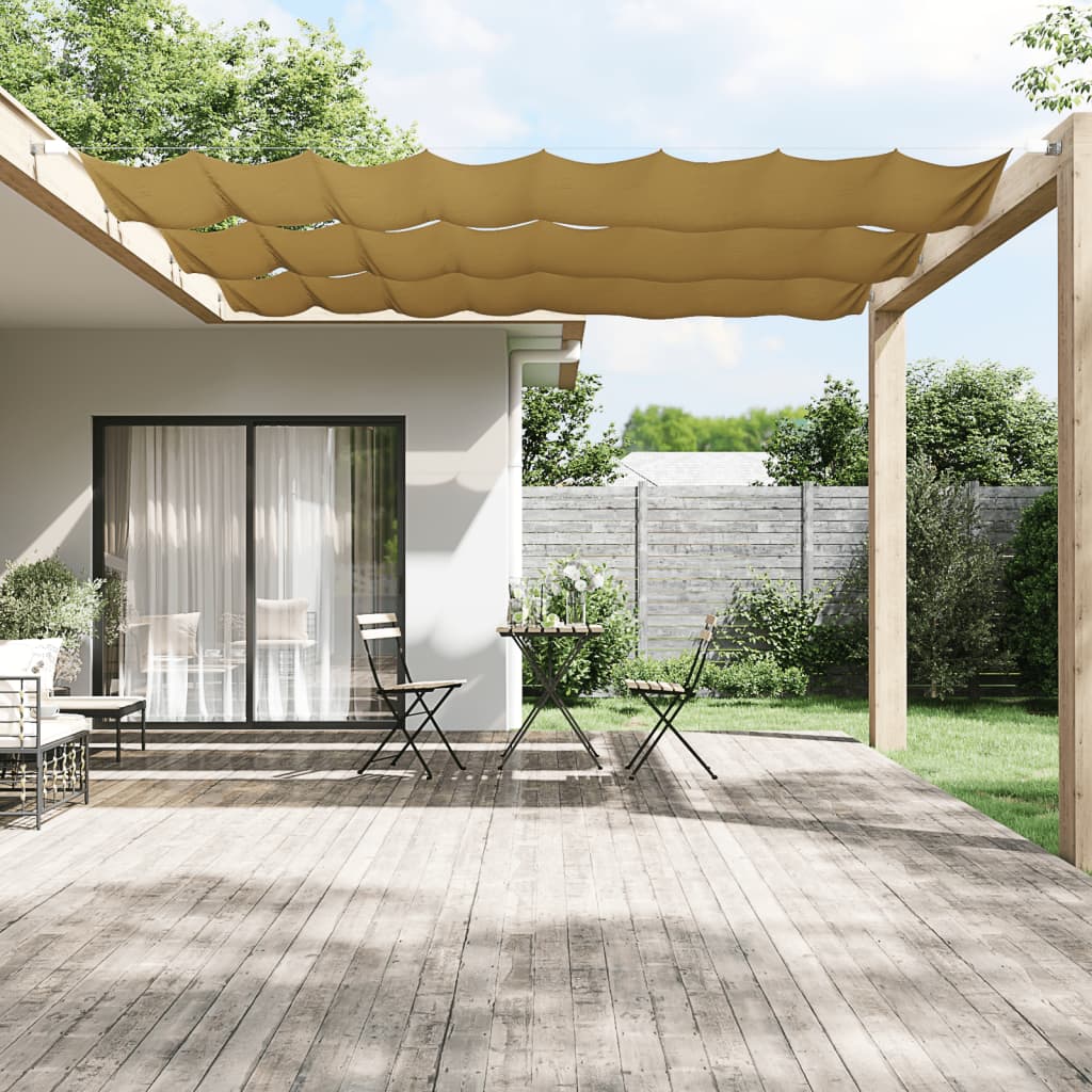 Vidaxl Luifel vertikal 100x600 cm oxford tyg beige