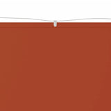 Vidaxl Luifel Vertical 100x360 CM Oxford Fabric Terracotta -färgad