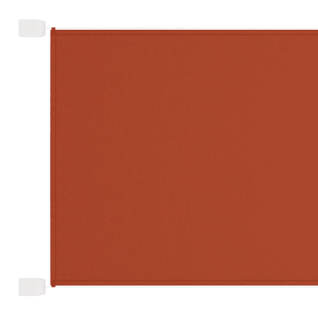 Vidaxl Luifel Vertical 100x1200 cm Oxford Fabric Terracotta