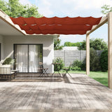 Vidaxl Luifel Vertical 140x600 cm Oxford Fabric Terracotta