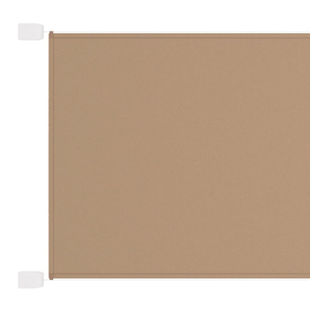 Vidaxl Luifel vertikal 60x360 cm oxford tyg taupe