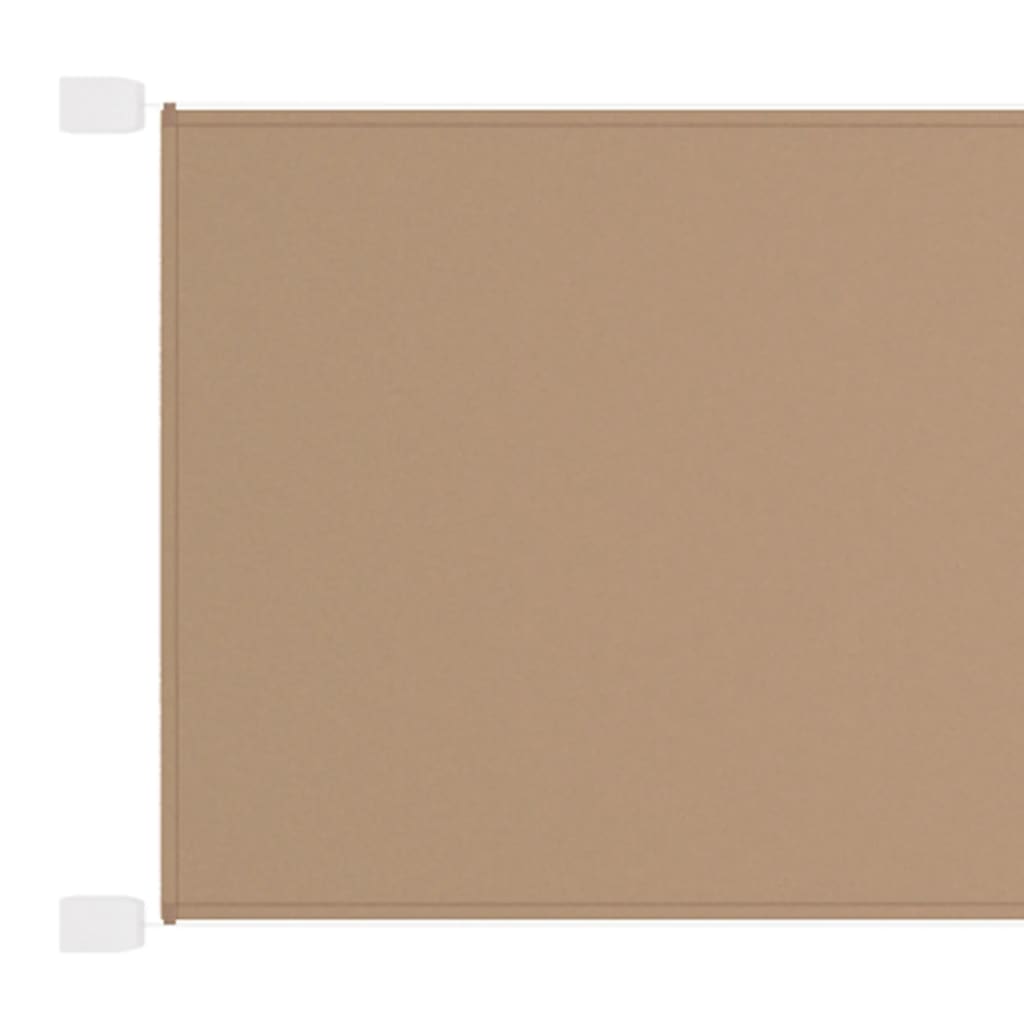 Vidaxl Luifel Vertikal 60x600 cm Oxford Stofftaupe