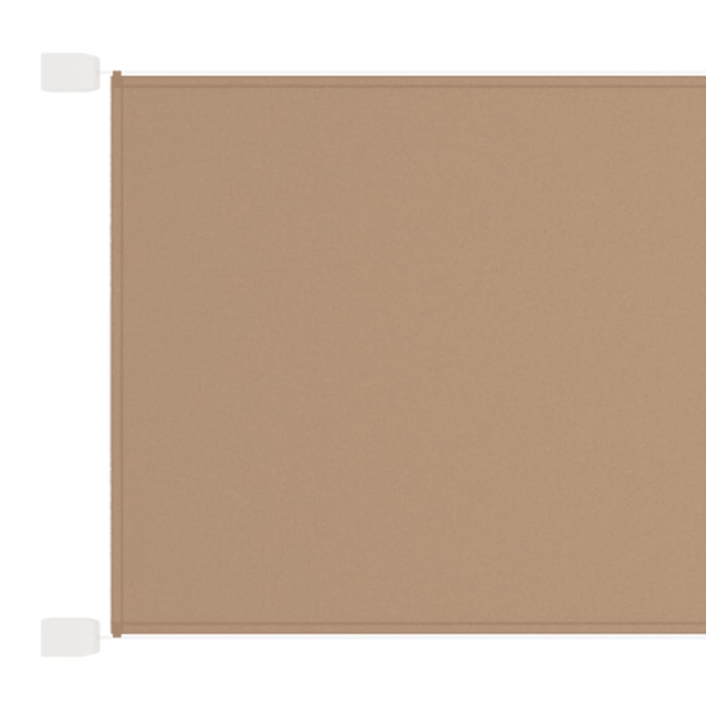 Vidaxl Luifel Vertical 60x800 cm Oxford Fabric Taupe