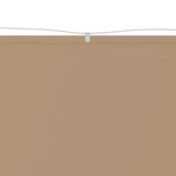 Vidaxl Luifel Vertical 60x1000 cm Oxford Fabric Taupe