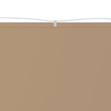 Vidaxl Luifel Vertical 100x420 cm Oxford Fabric Taupe