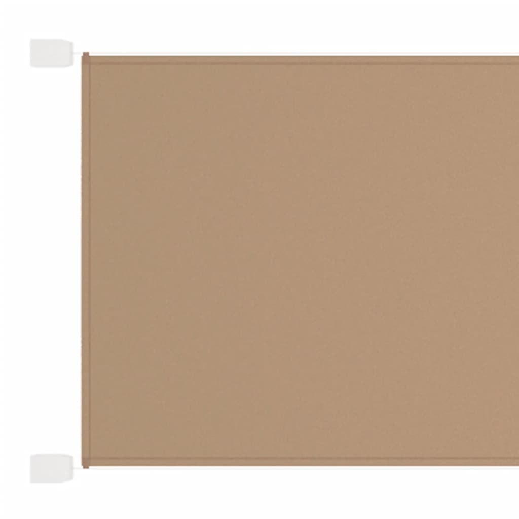 Vidaxl Luifel vertikal 140 x 360 cm Oxford Stofftaupe