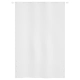 Écran de balcon Vidaxl 160x240 cm Oxford tissu blanc