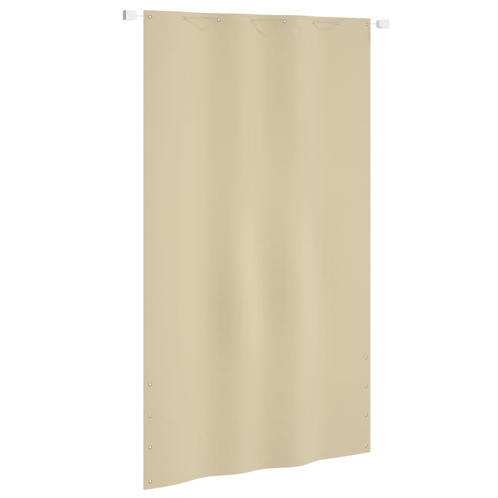 Pantalla de balcón Vidaxl 140x240 cm Oxford Fabric beige